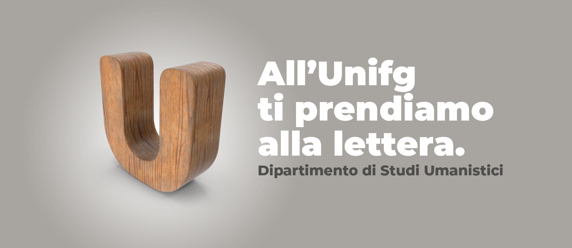 All'Unifg ti prendiamo alla lettera