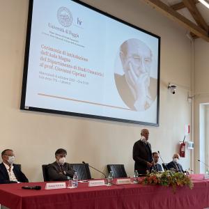 Aula Magna del Distum intitolata al prof. Giovanni Cipriani