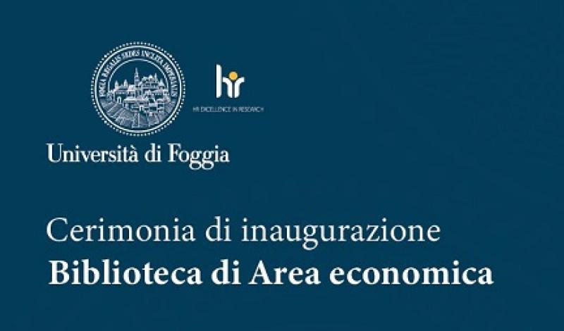 Inaugurazione nuova Biblioteca di Area economica