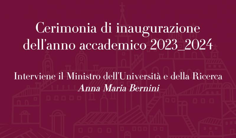 Cerimonia inaugurazione dell'a.a. 2023_2024