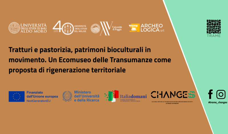 T.R.A.M. E. Transum anza, Ricerca, Archivi, Memorie, Ecomuse